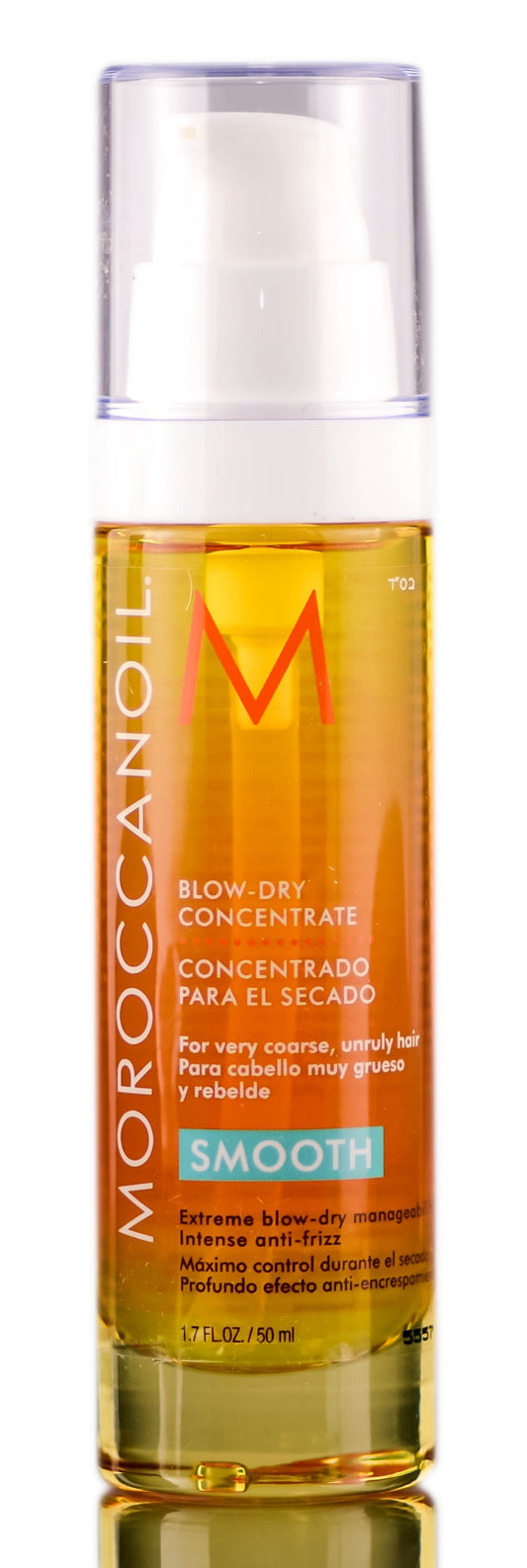 1.7 oz , MoroccanOil Blow Dry Concentrate , Moroccan Oil Hair - Pack of 2 w/ SLEEKSHOP Teasing Comb