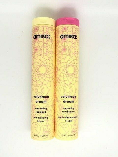 Amika Velveteen Dream Smoothing Shampoo & Conditioner 10 oz Duo