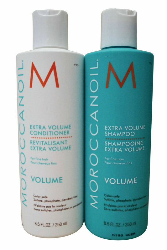 Moroccanoil Extra Volume Shampoo & Conditioner Set Hair 8.5 OZ New Fast Shipping