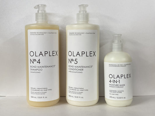 Olaplex, Bond maintenace shampoo No 4 33.8 oz + Conditioner No 5 33.8 oz +4-In-1 Bond Moisture Mask 12.55 oz ( 3 pieces )