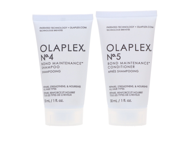 Olaplex No.4 Bond Maintenance Shampoo 1 oz & No.5 Conditioner 1 oz Combo Pack