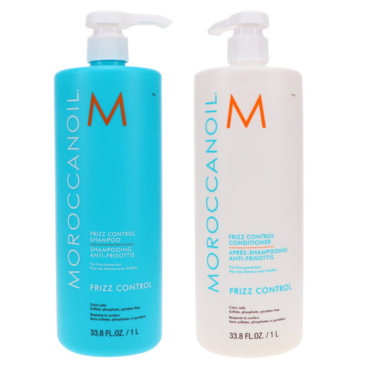 Moroccanoil Frizz Control Shampoo 33.8 oz & Frizz Control Conditioner 33.8 oz Combo Pack