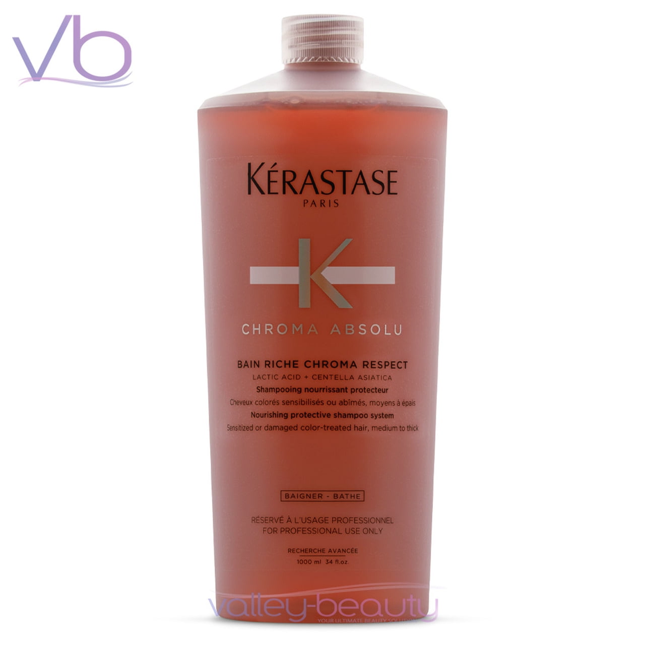 Kerastase Bain Chroma Absolu Nourishing Protective Shampoo for Color Treated Hair 34 oz