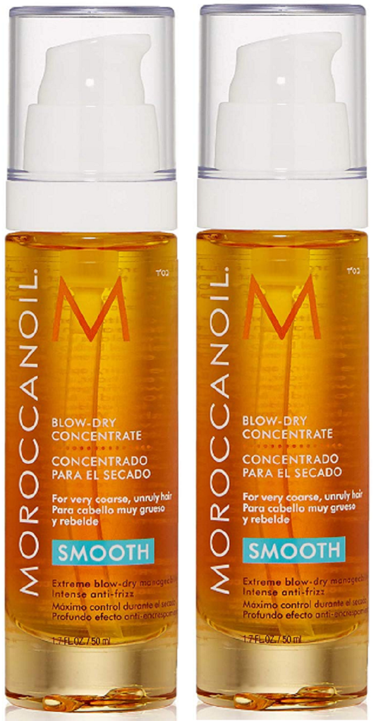 Moroccanoil Blow Dry Concentrate Smooth 1.7 Ounce Pack Of 2