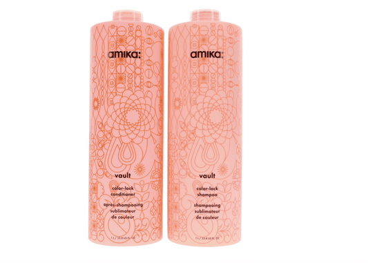 Amika Vault Color-lock Shampoo 33.8 oz & Conditioner 33.8 oz Combo Pack
