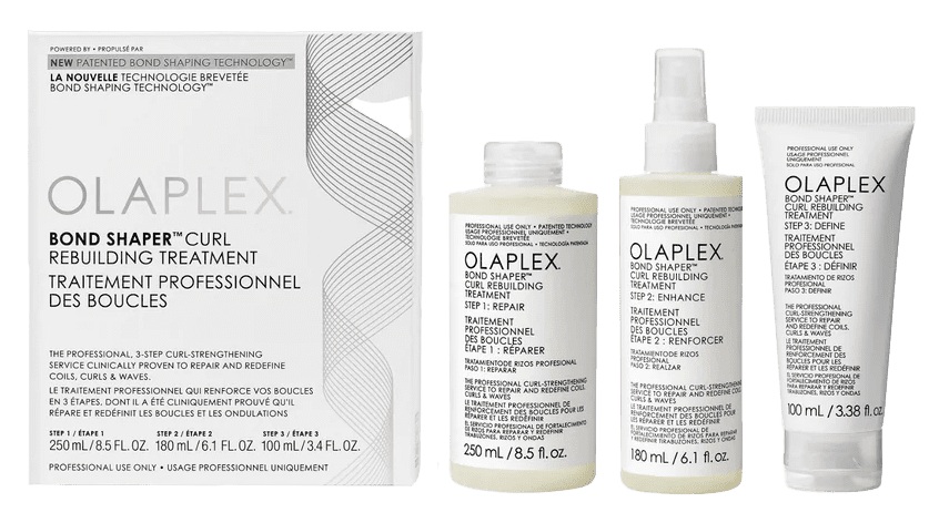 Olaplex Bond Shaper Curl Rebuilding Treatment | 3-Step | Kit