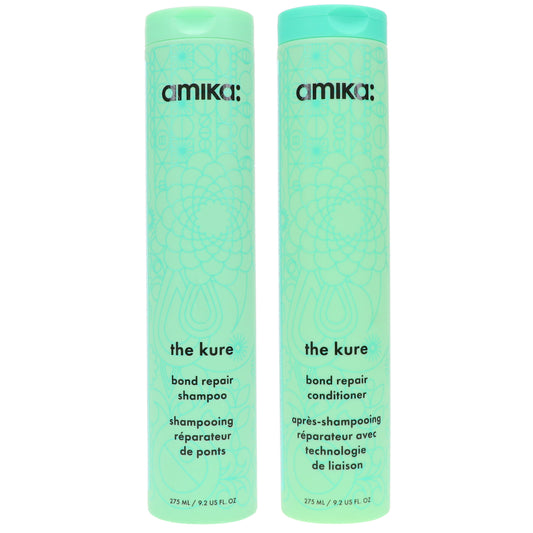 Amika The Kure Repair Shampoo 9.2 oz & Conditioner 9.2 oz Combo Pack