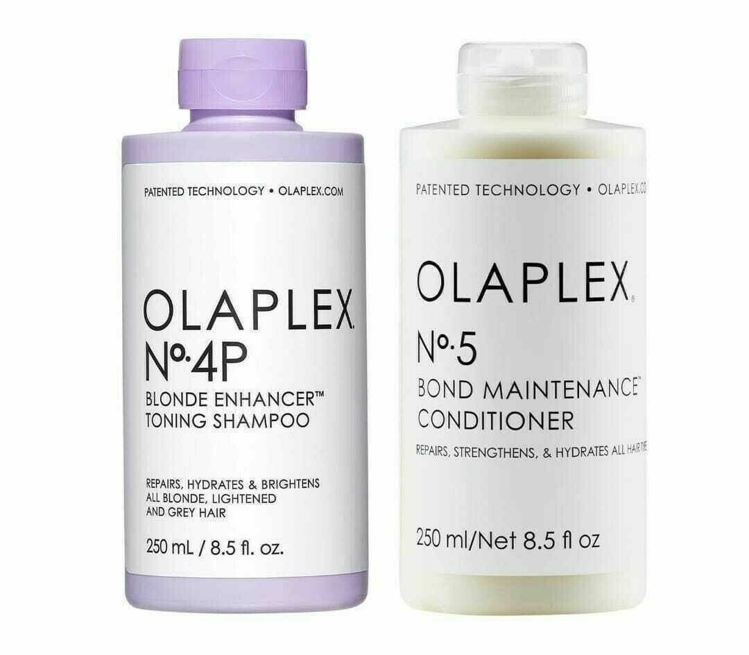 Olaplex No 4P Purple shampoo and NO.5 conditioner 8.5 oz ,free 2Day SHIPPING US