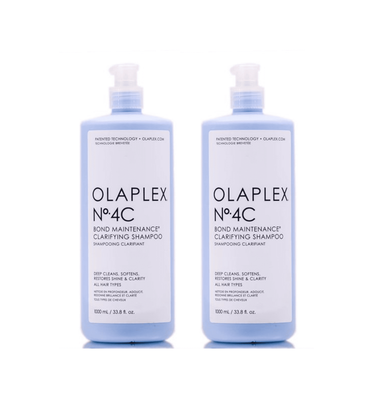 Olaplex N.4C Bond Maintenance Clarifying Shampoo - 33.8 oz (pack of 2)