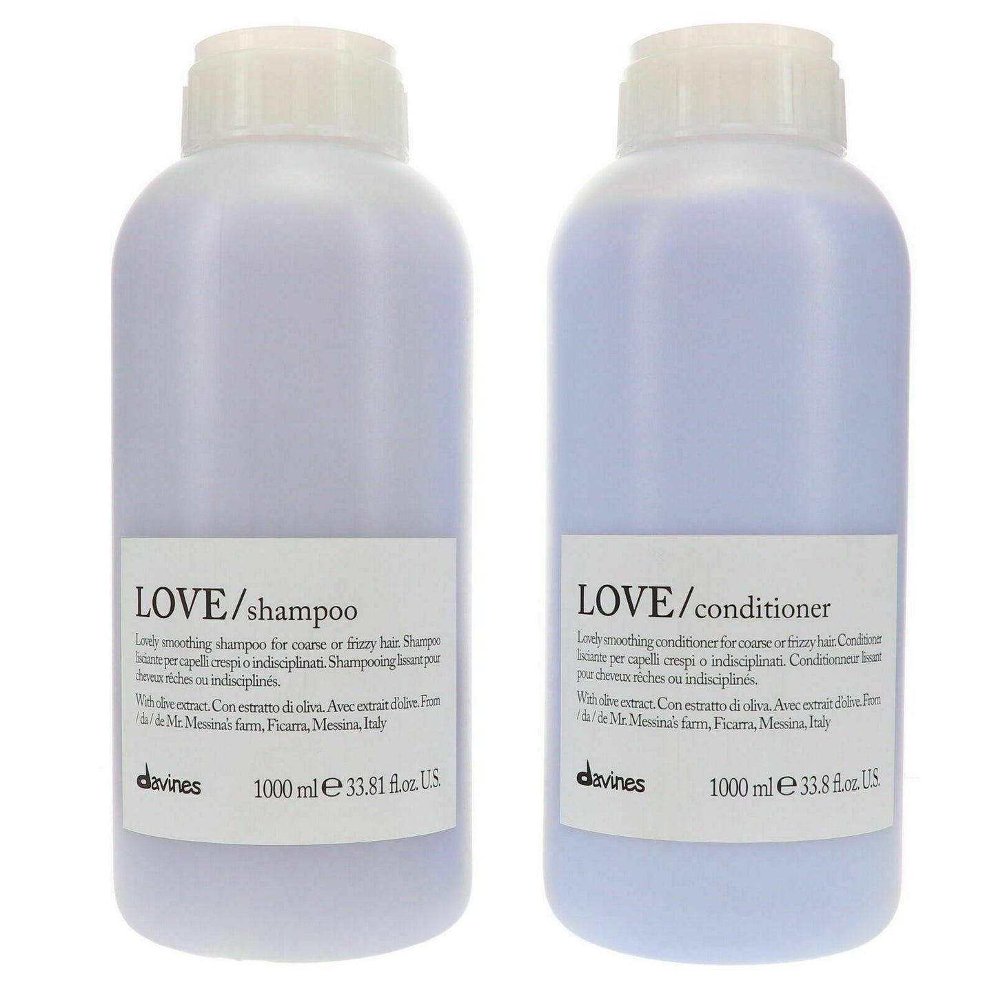 Davines LOVE Smoothing Shampoo & Conditioner Set 33.8 oz each ~FAST SHIP~