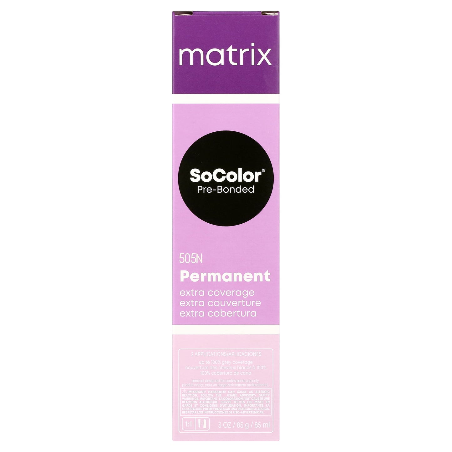 Socolor Extra Coverage Hair Color 505N - Medium Brown Neutral Extra Coverage By Matrix