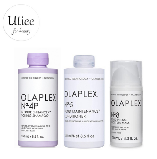 Olaplex Purple Shampoo No 4P, Conditioner No.5 and Bond Intense Moisture Mask No.8 (8.5/8.5/3.3oz) 100% Authentic