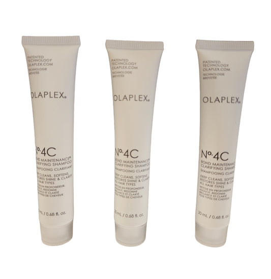 Olaplex No 4c Clarifying shampoo 0.68oz Pack of 3