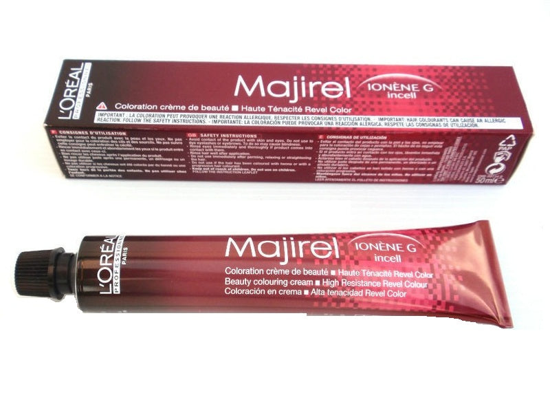 Loreal Majirel Ionene G Incell Permanent Creme Color 1/1N 1.7 oz
