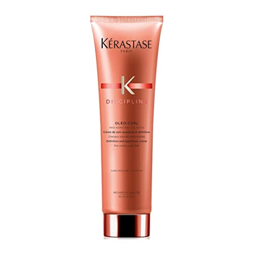 KERASTASE Discipline Oleo-Curl Creme, 5.1 Ounce