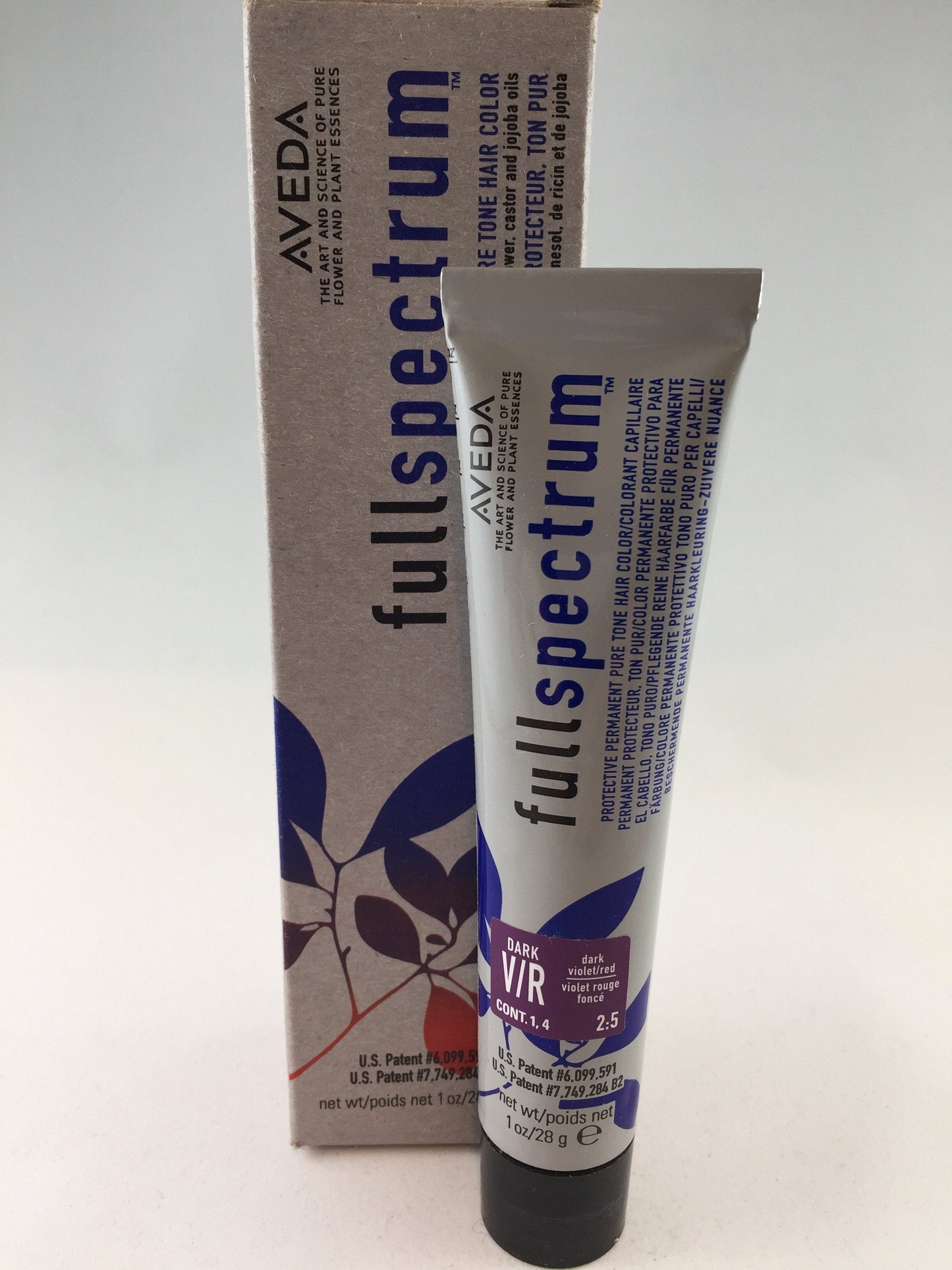 Aveda Full Spectrum Protective Permanent Pure Tone Hair Color Dark Violet/Red 28g/1oz