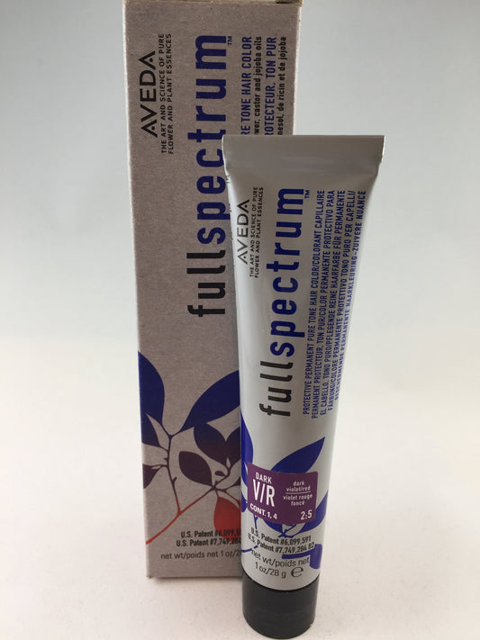 Aveda Full Spectrum Protective Permanent Pure Tone Hair Color Dark Violet/Red 28g/1oz