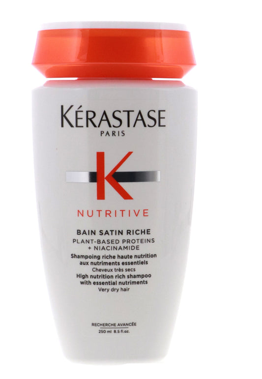 Kerastase Nutritive Bain Satin Riche Intensive Moisturising Shampoo 250 ml 2 Pack