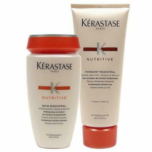 Kerastase Nutritive Bain Magistral Shampoo & Fondant Magistral , 8.5 - 6.8 Oz