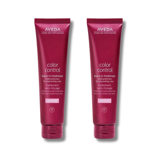 Aveda Color Control Leave In Treatment Rich Leave In Conditioner for Dyed Hair 100 ml -2 Pack