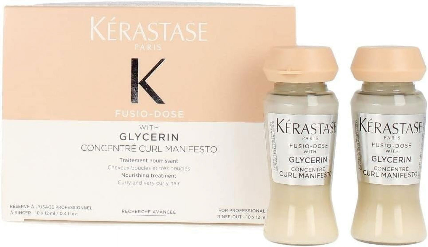 Kerastase Fusio Dose With Glycerin Concentrate Curl Manifesto Hair Treatment 10 x 12 ml