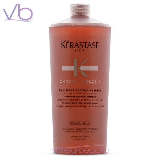 Kerastase Bain Chroma Absolu Nourishing Protective Shampoo for Color Treated Hair 34 oz