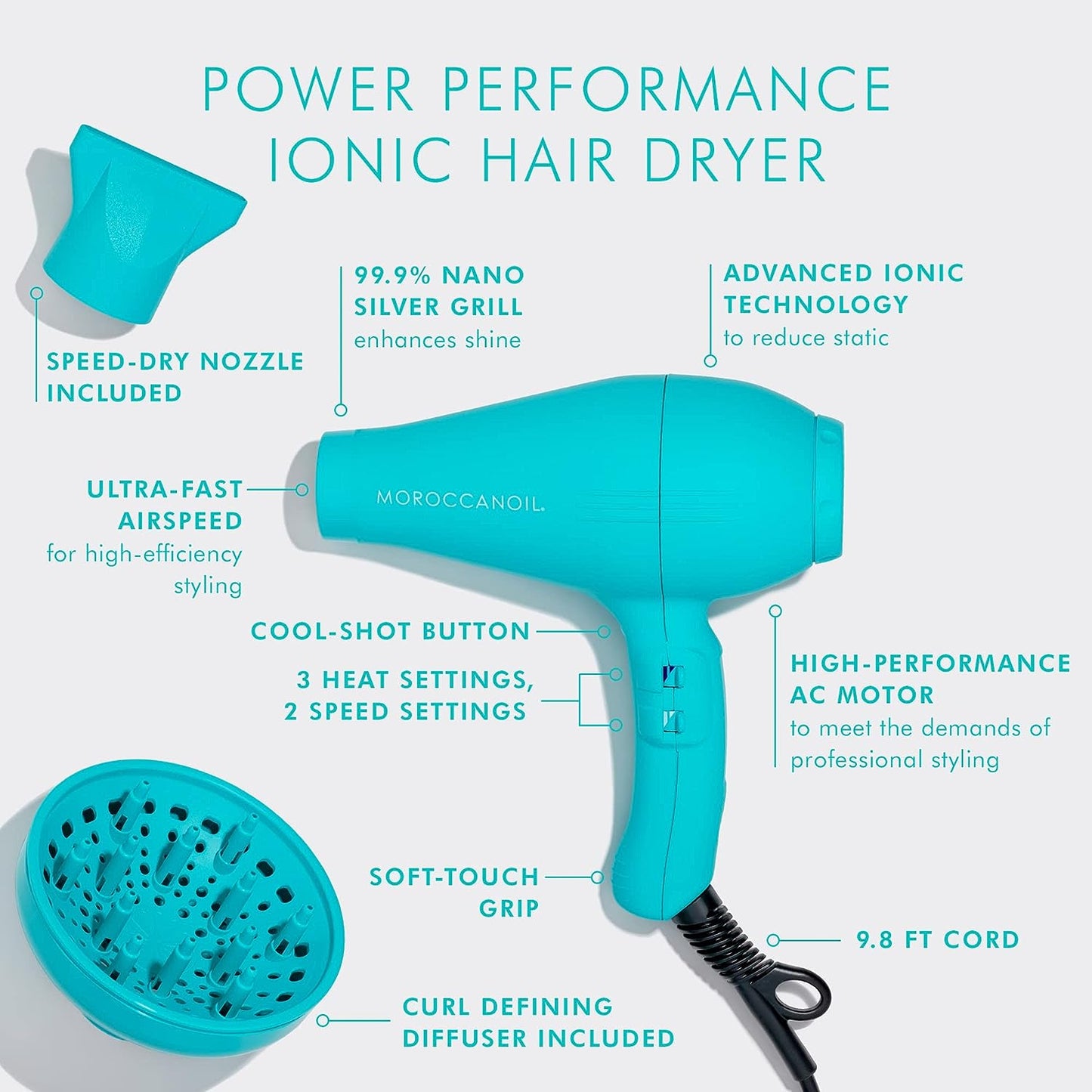 Moroccanoil Power Performance Ionic Hair Dryer