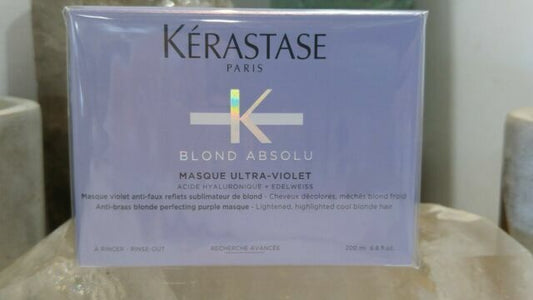 KERASTASE BLOND ABSOLU MASK ULTRA VIOLET 200ml / 6.8oz SUPER FRESH FAST SHIPPING