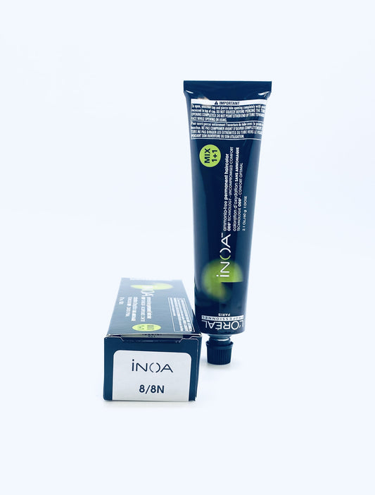 Loreal Inoa Ammonia-free Permanent Hair Color 8/8n 2.1 oz