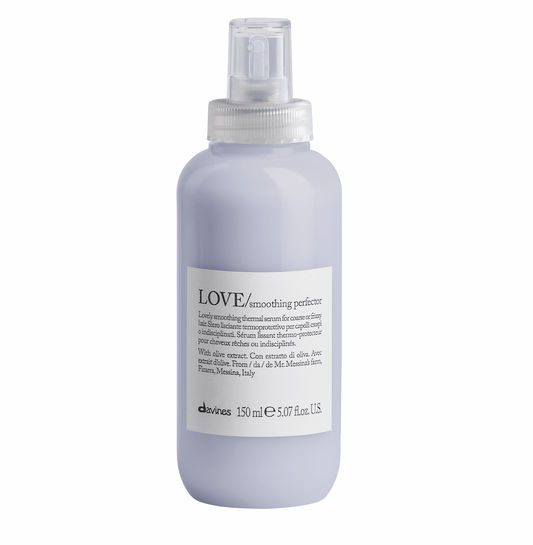 Davines LOVE/ smoothing perfector is a smoothing anti-frizz serum 5.07 oz