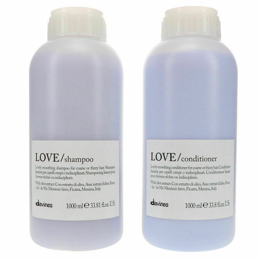 Davines LOVE Smoothing Shampoo & Conditioner Set 33.8 oz each ~FAST SHIP~