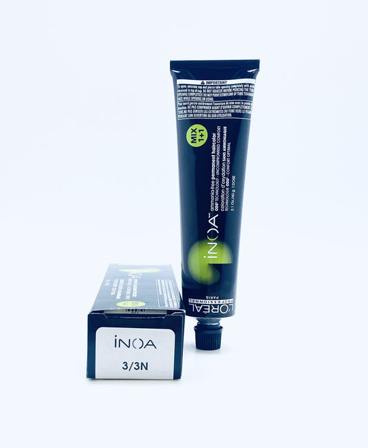 L'Oreal Professionnel Inoa Ammonia-free Permanent Hair Color 3/3n, 2.1 oz