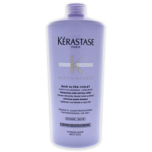 Kerastase Blonde Absolu Bain Ultra Violet Shampoo Unisex 33.8 oz