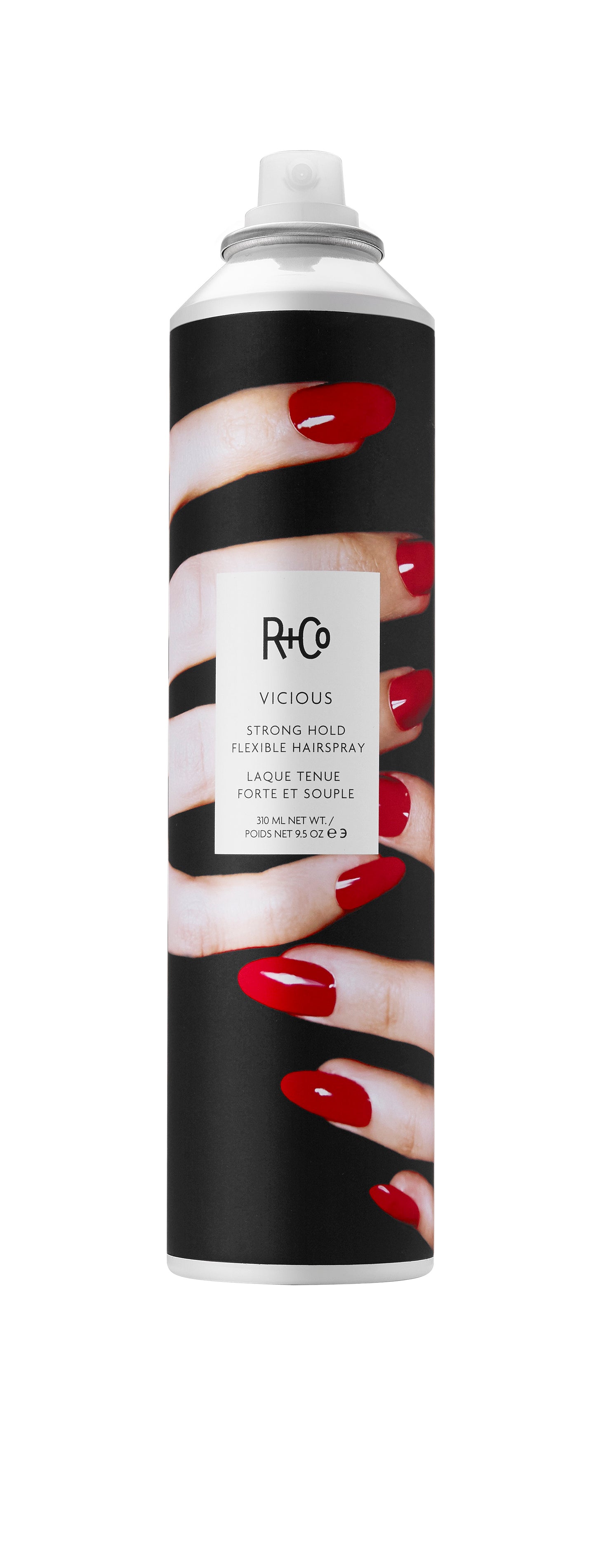 R+Co Vicious Strong Hold Flexible Hairspray, 9.5 Oz