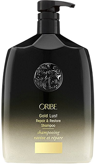ORIBE Gold Lust Repair & Restore Shampoo, 33.8 Oz, New with Pump
