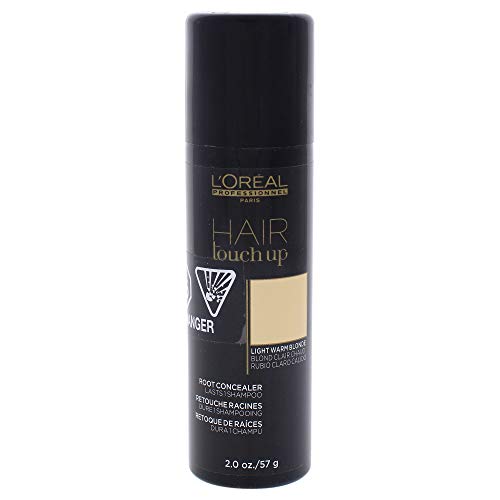 LOreal Professional Hair Touch Up Root Concealer Spray - Warm Blonde Unisex Hair Color 2 oz