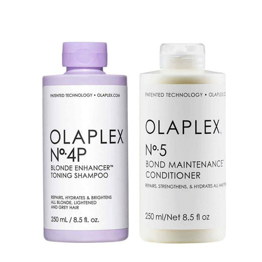 Olaplex No. 4P Blonde Enhancer Toning Shampoo and No. 5 Conditioner 8.5Oz Each