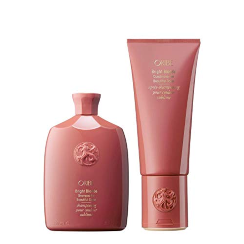 Oribe Bright Blonde Shampoo and Conditioner for Beautiful Color Kit 8.5oz