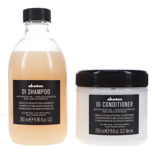 Davines OI Shampoo 9.46 oz & OI Conditioner 8.8 oz Combo Pack