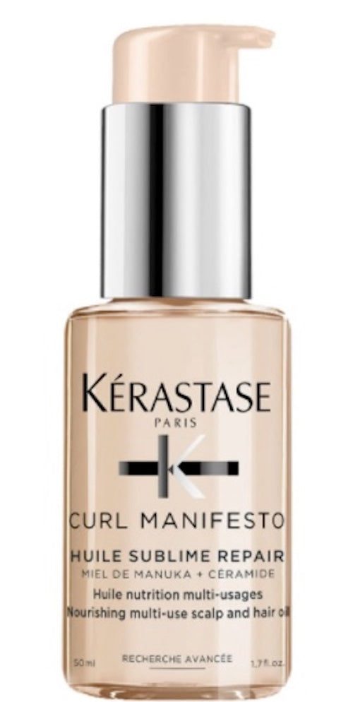 Kerastase Curl Manifesto Huile Sublime Repair Hair Oil (Very curly and coily hair) 1.7 oz / 50mL